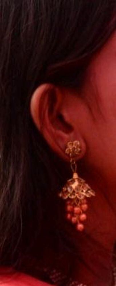 gold plated earrings most beautiful