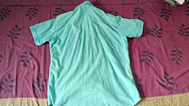 Mint Green Short Sleeve Shirt