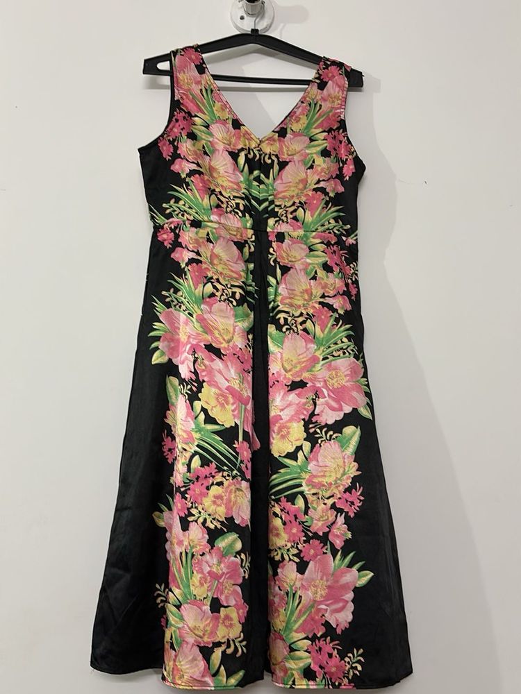 Floral Print Midi Dress