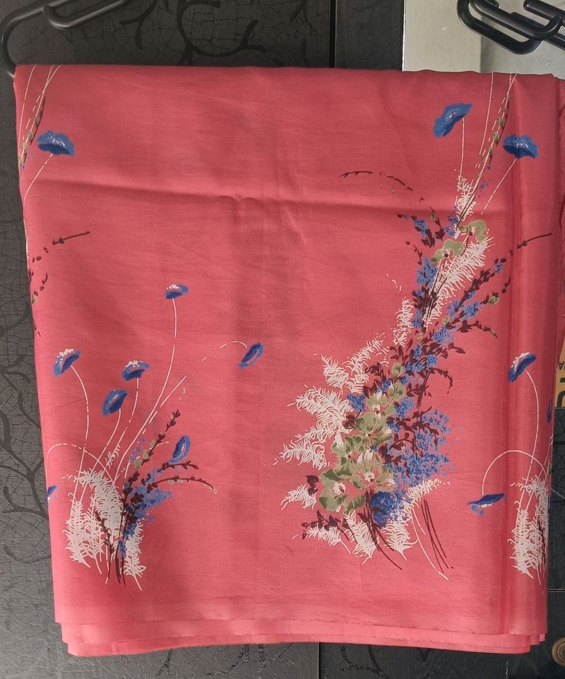 Peach Colour Garden Silk Saree....