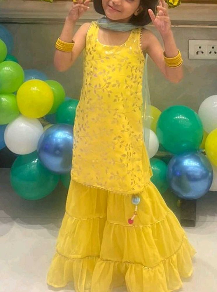 Party Wear Sharara Suit