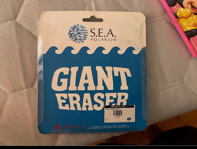 Giant Eraser And Mickey Mouse Dairy