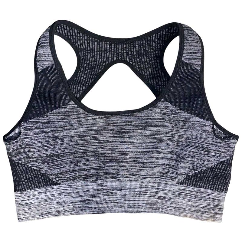 Black Sports Bra Top Girl Gym Workout