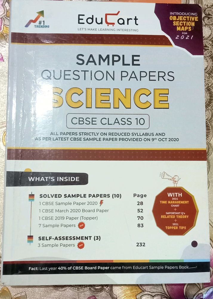 Sample Questions Paper For Class 10 Science