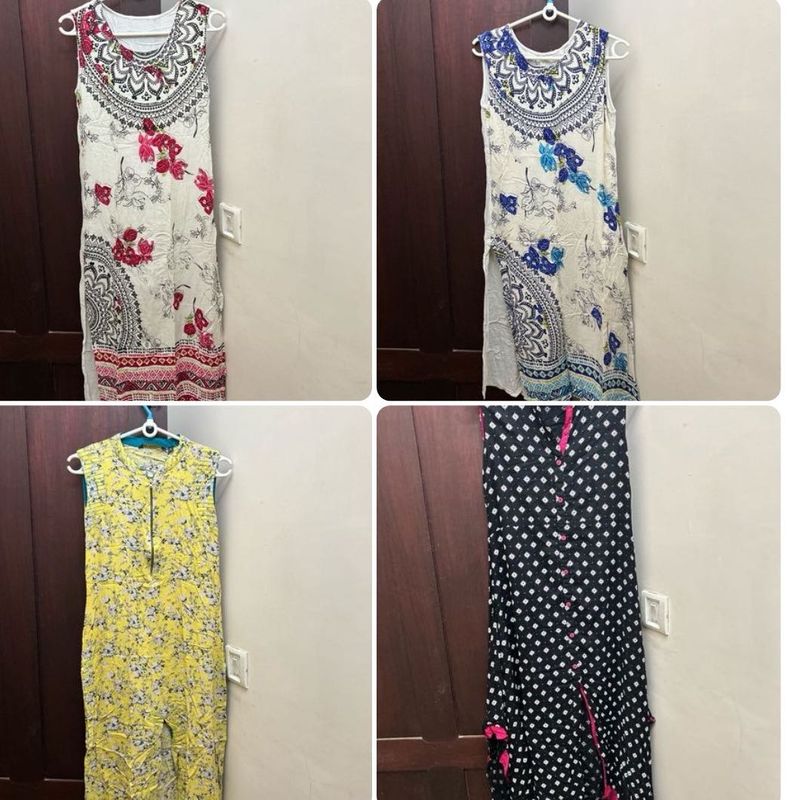Avaasa Kurtis COMBO of 4.