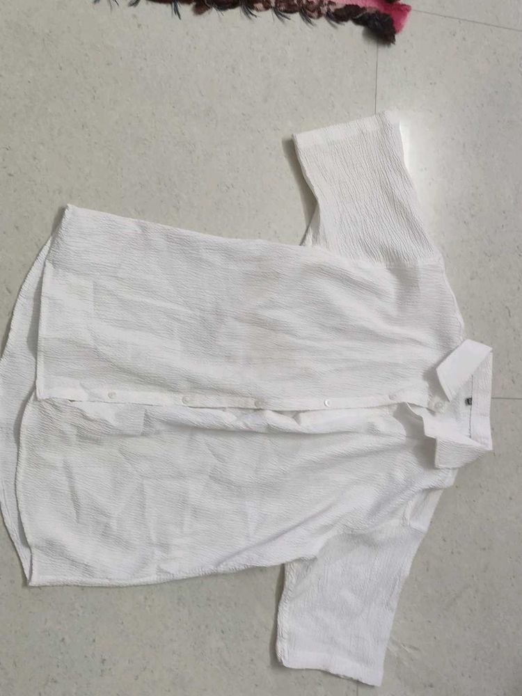 White Button-Down Shirt