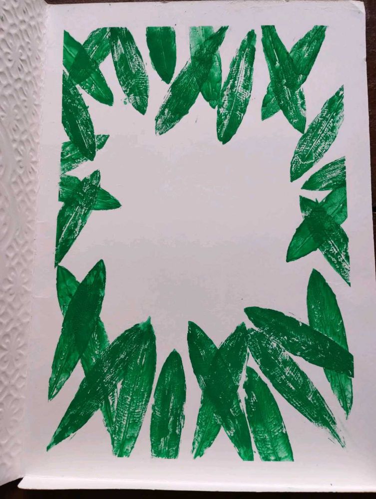 Leaf Art Customized Greeting