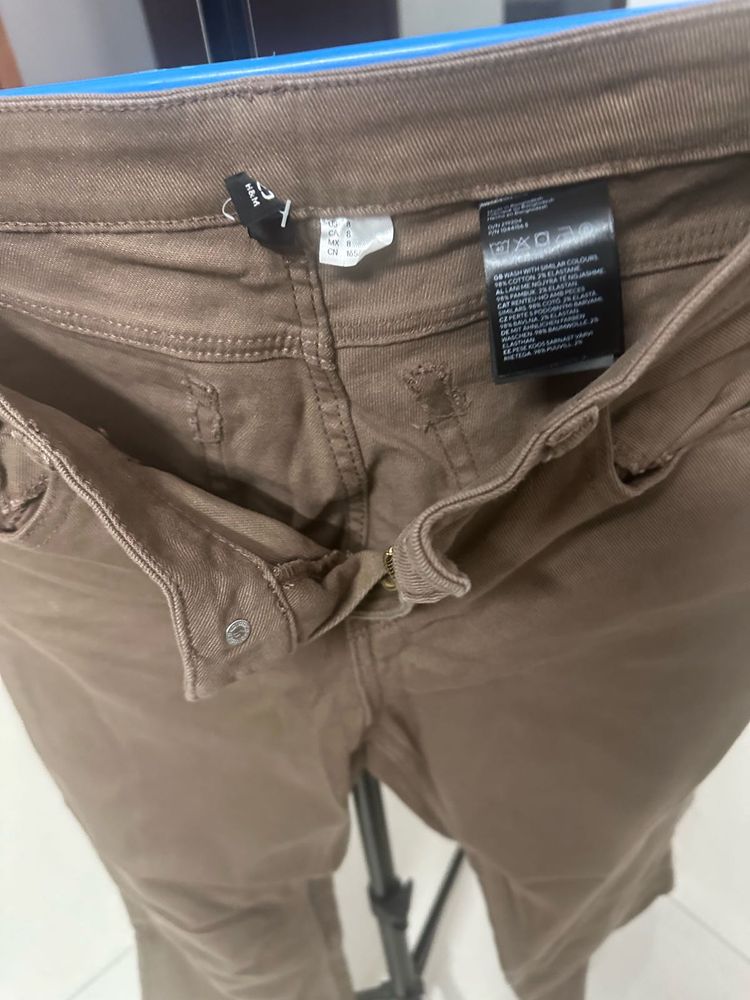 H&amp;M Brown Skinny Jeans