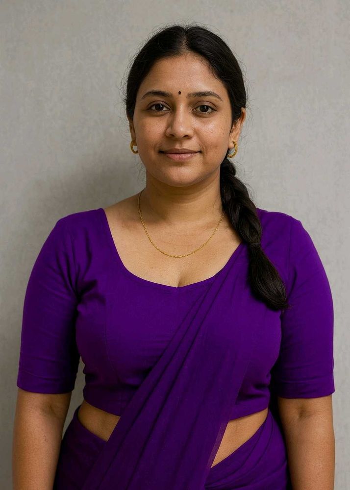 Elegant Purple Saree