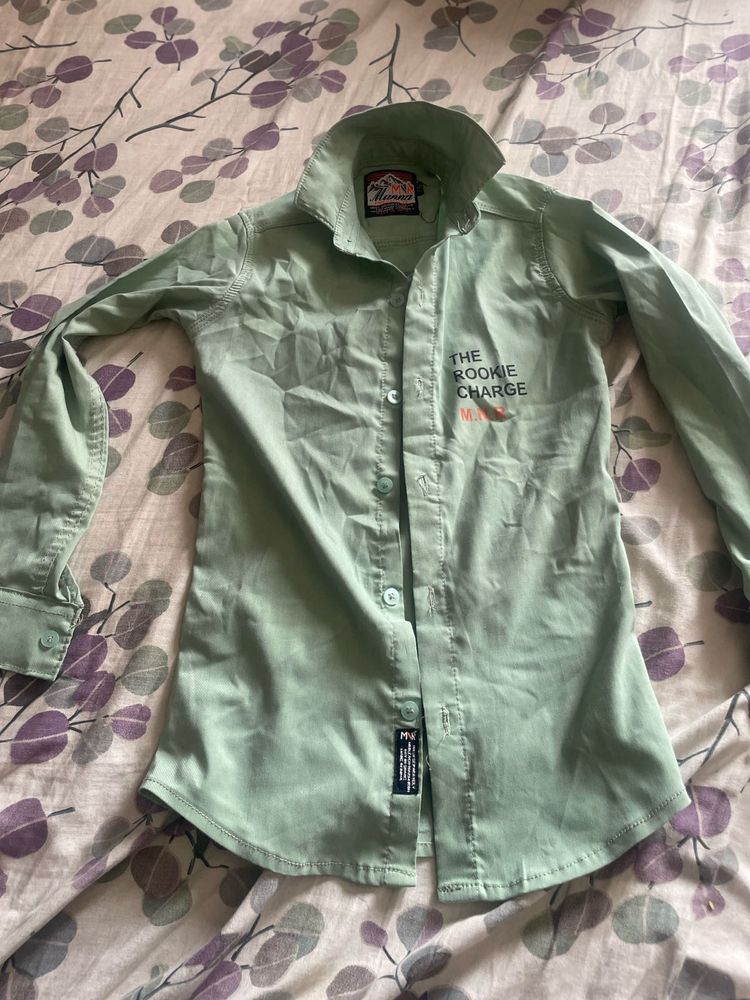 Stylish Green Casual Shirt