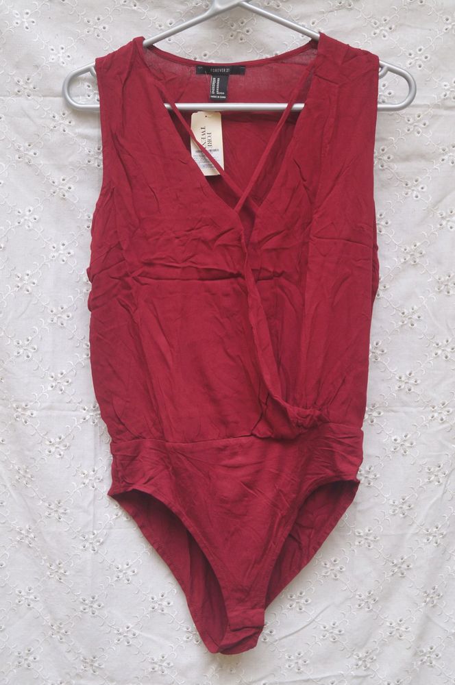 MAROON BODYSUIT
