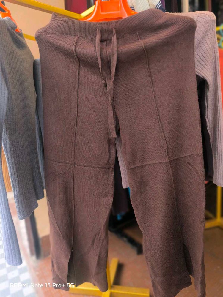 Brown Casual Pants