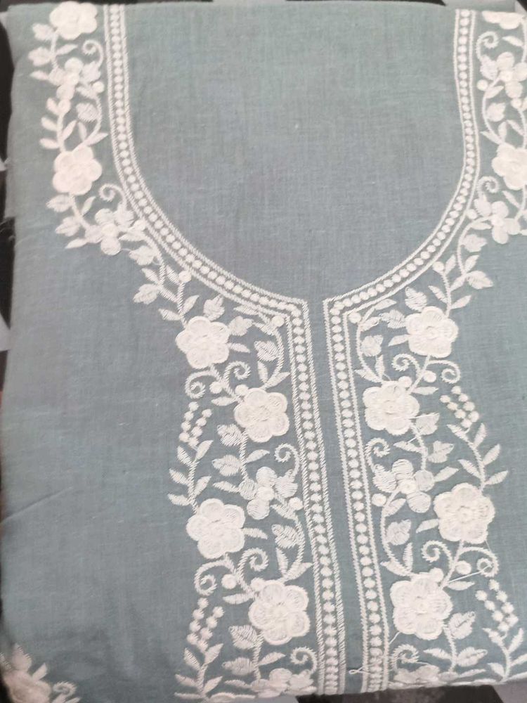 Embroidered Kurti - Blue