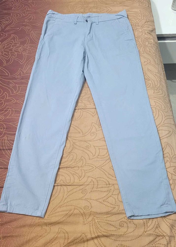 ZARA Light Blue Casual Pants