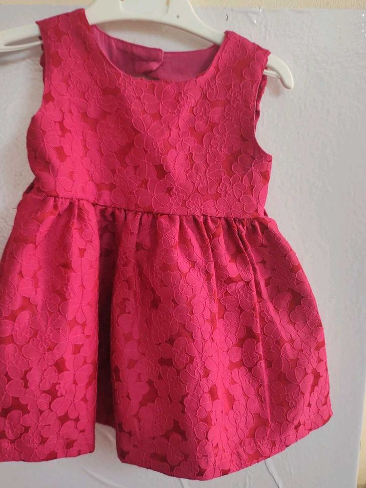 Cute Pink Floral Dress