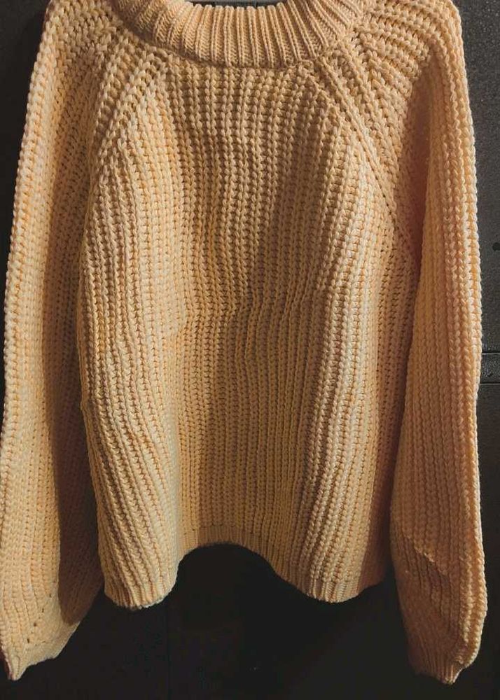 Mustard Knitted Sweater
