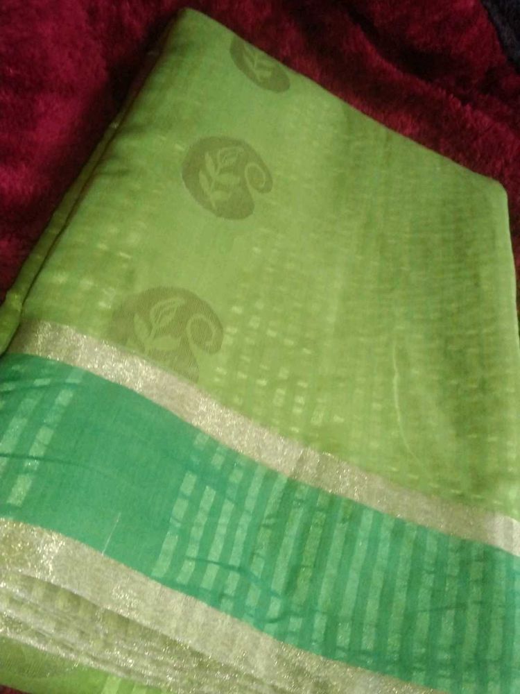 Elegant Green Saree