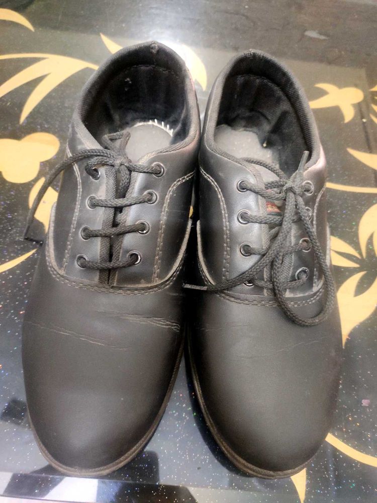 Black Lace-Up Shoes