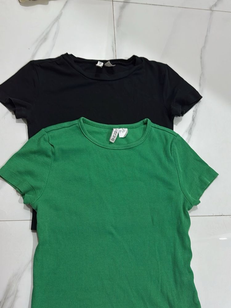 H&amp;M T-Shirt Set Size -S