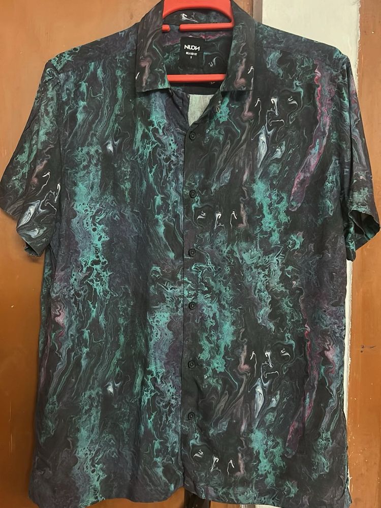 NUON Abstract Print Shirt
