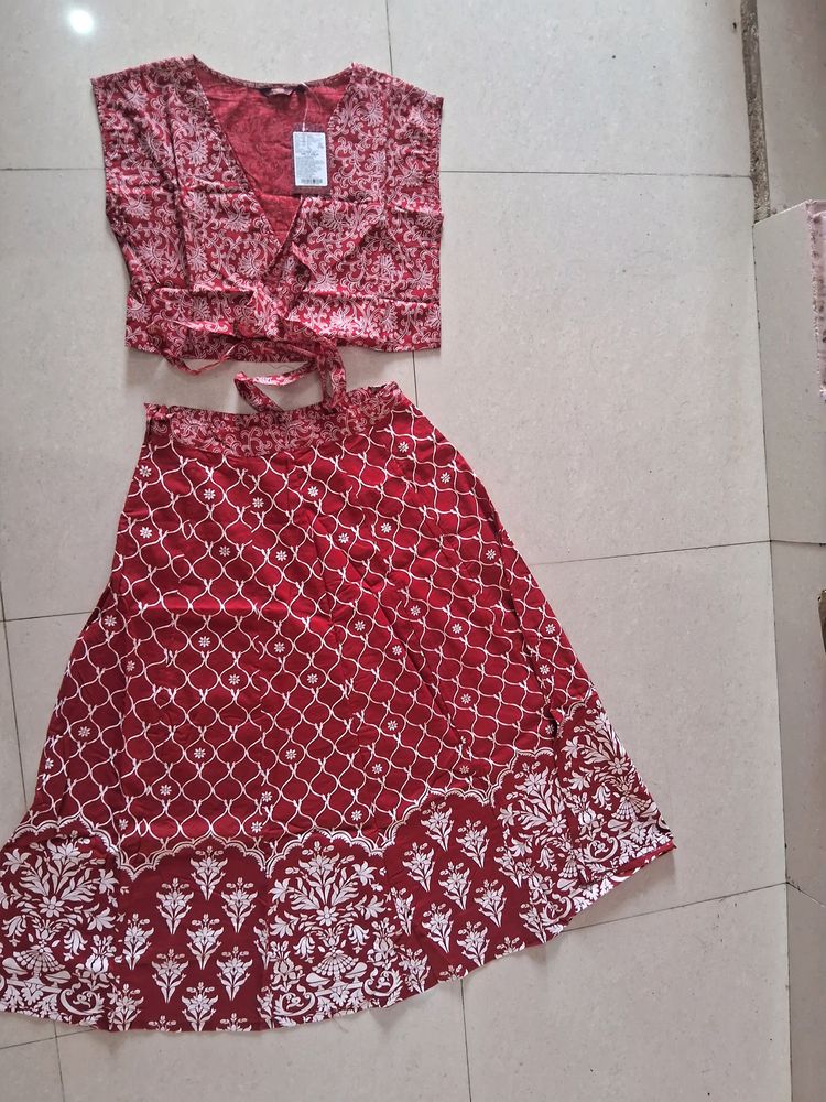 Price DROP ALERT Myntra Collection Red Lehenga Cho