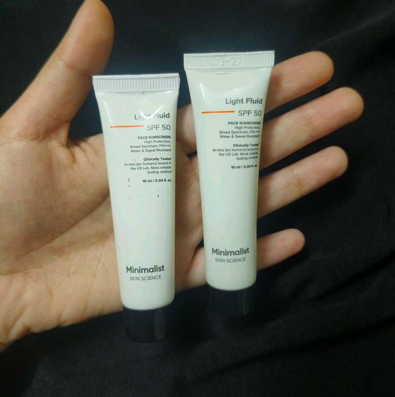 Minimalist SPF 50 Light Fluid Duo