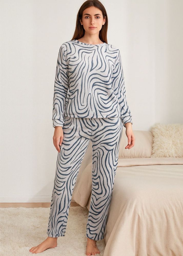 Zebra Print Pajama Set