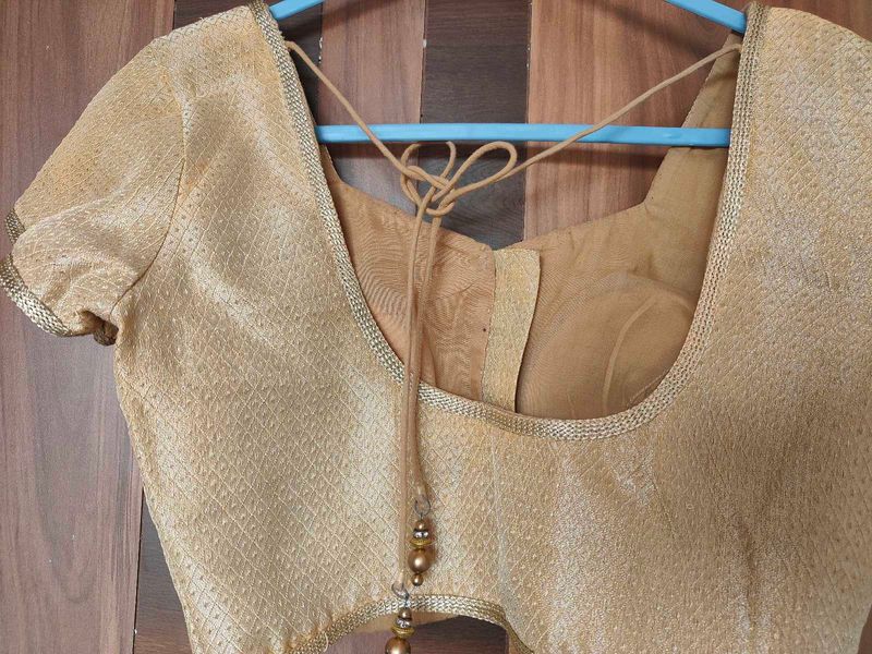 Tailored Golden Blouse (Padded)
