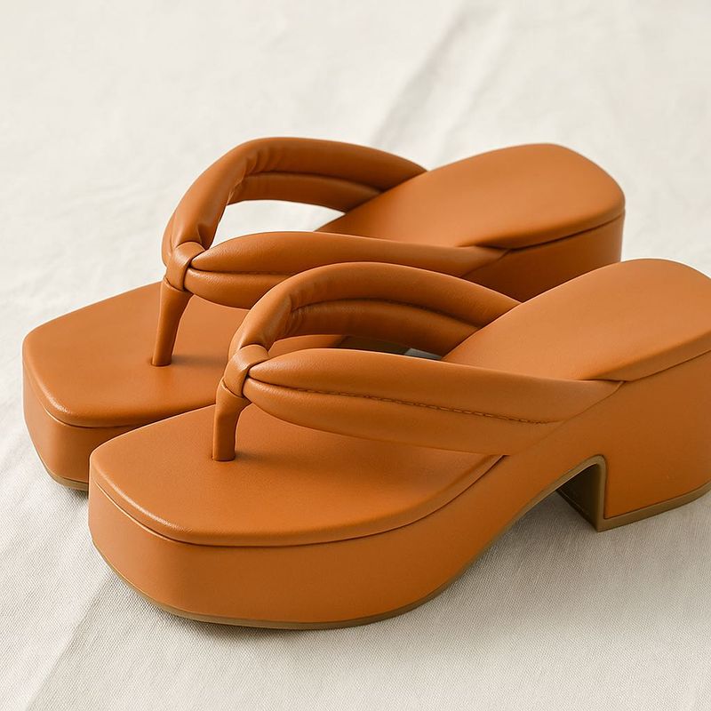 Orange Wedge Footwear
