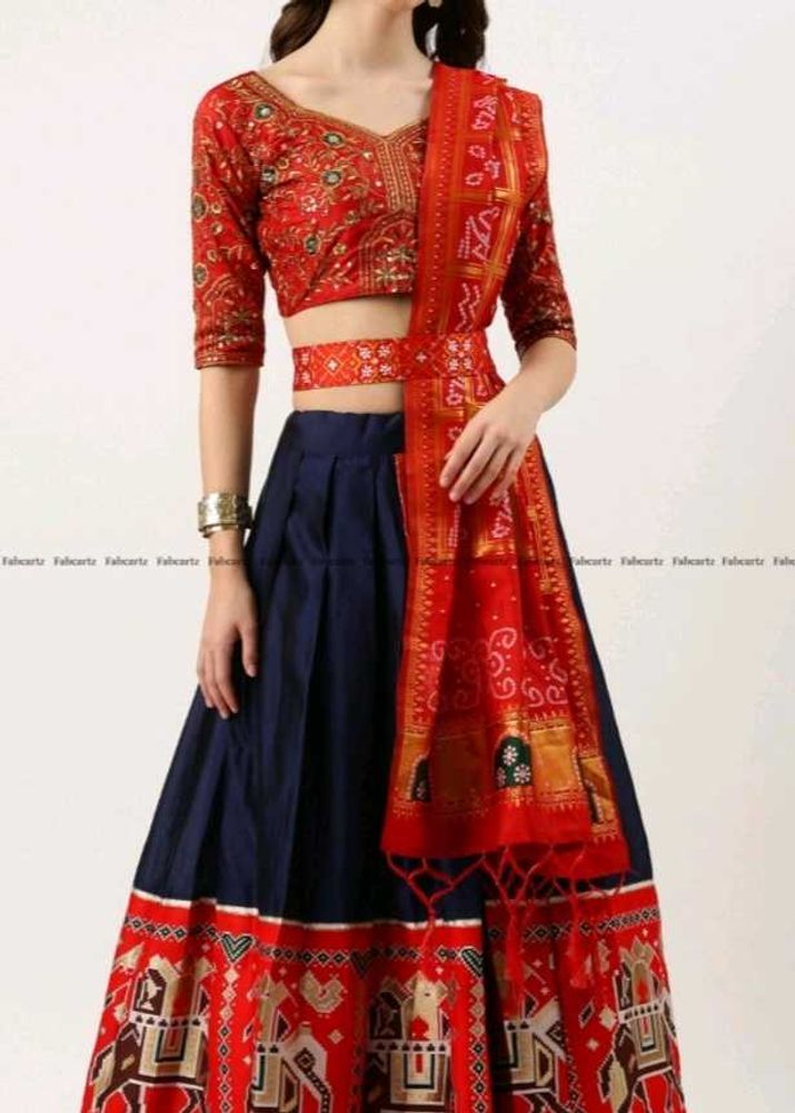 Elegant Lehenga Choli Set (Unstitched)