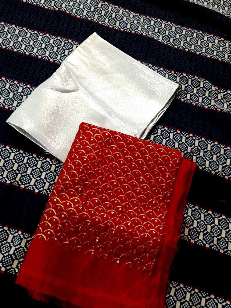 Rose&amp; Silver blouse material