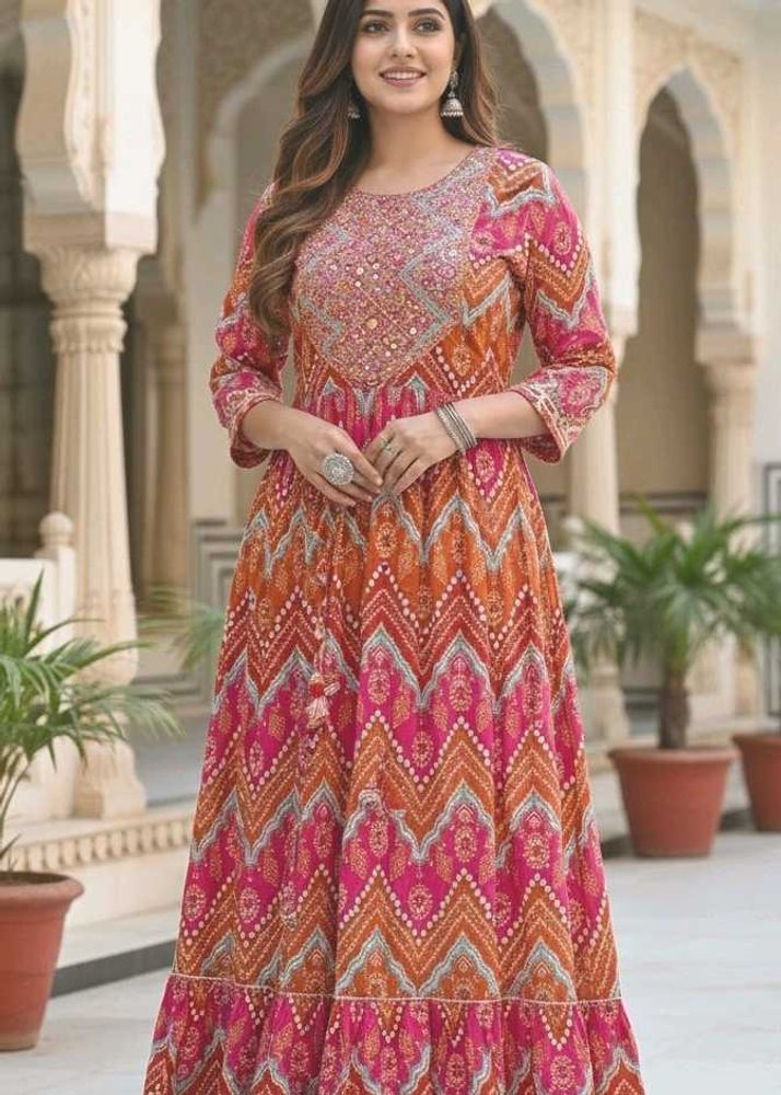 Shipping Free - Ethnic Gown