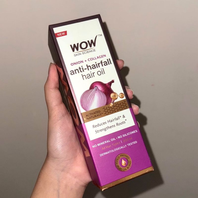 SEALED Wow Anti-Hairfall Hair Oil