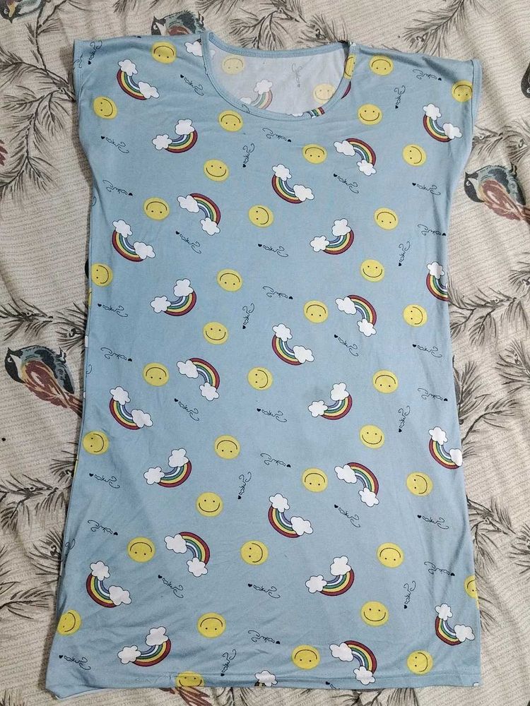 Rainbow &amp; Smiley Nightgown