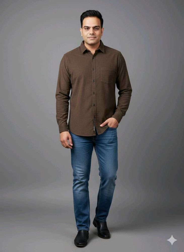 Stylish Brown Casual Shirt for Men