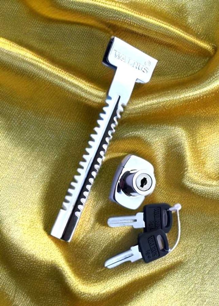 Sliding Glass Lock with Keys Pack of 6