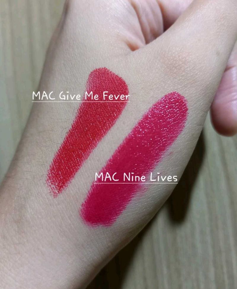 Combo Of MAC Give Me Fever &amp; Nine Lives