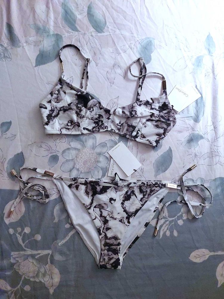 Calvin Klein Marble Bikini Set