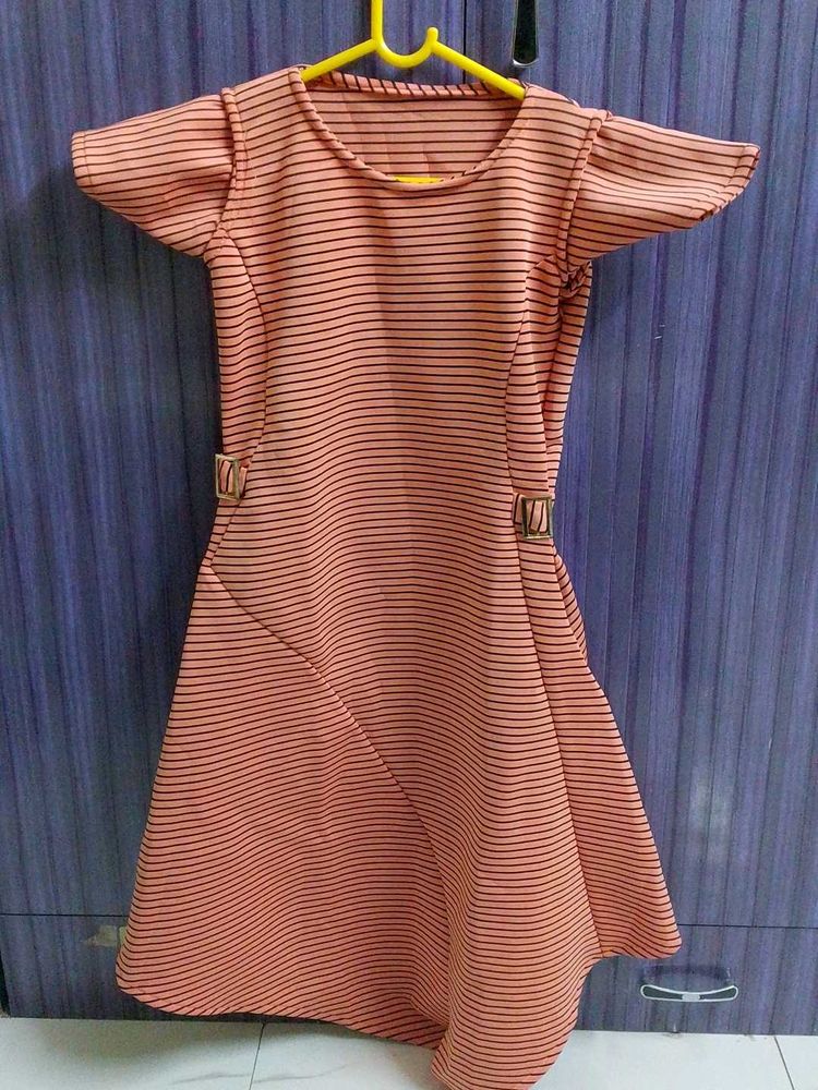 Striped Skater Dress