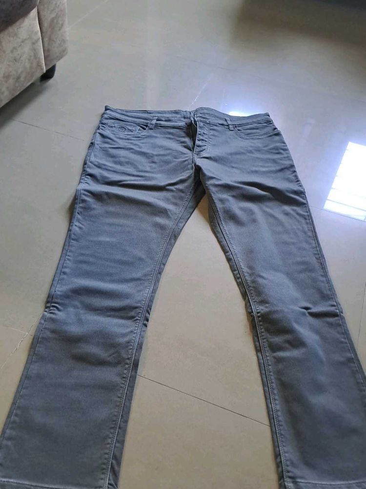 Grey Denim Jeans