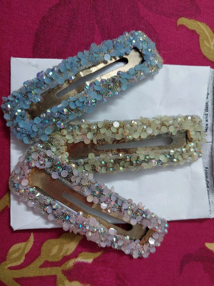 Crystal Hair Pins