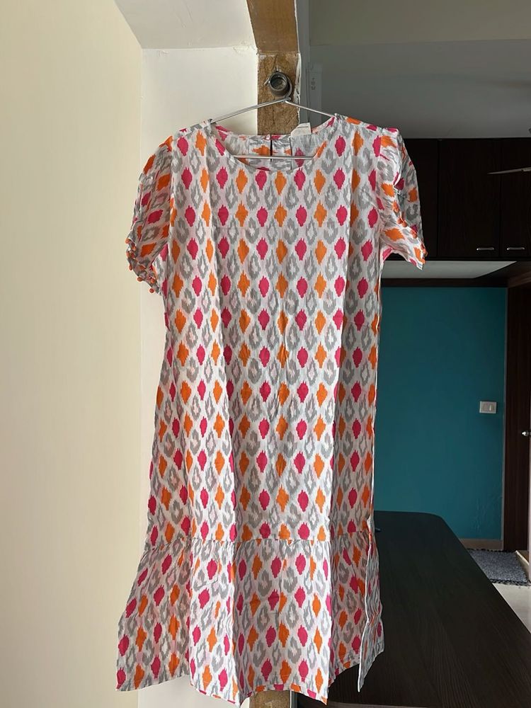 Patterned Casual Dress