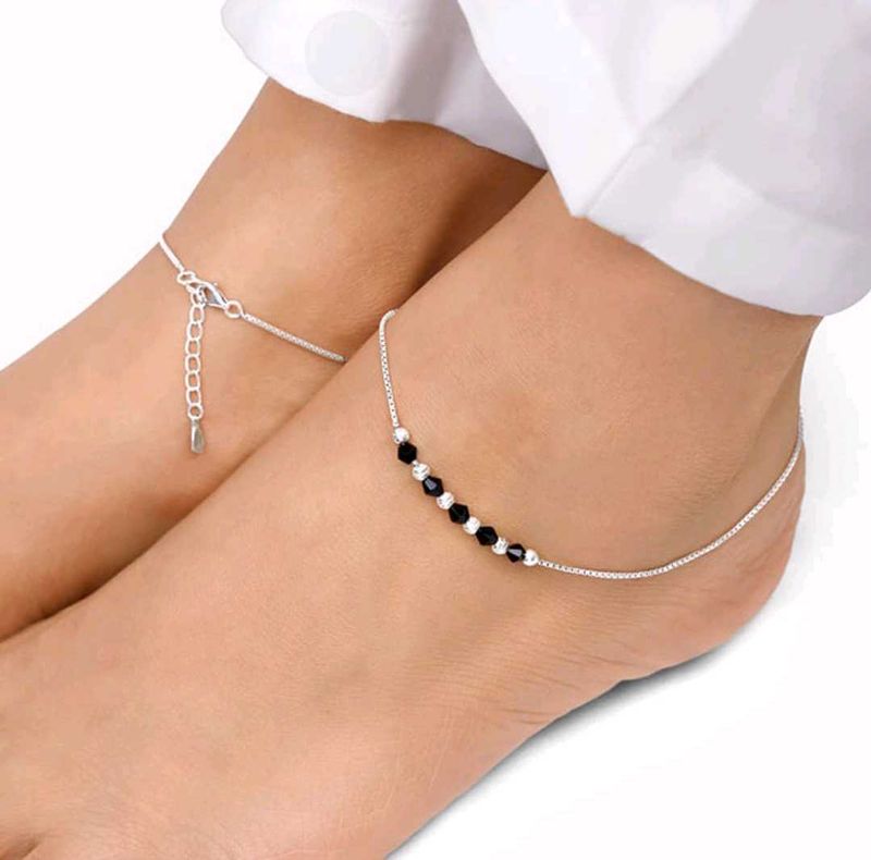 GIVA 925 REAL SILVER gypsy Anklet (1 Unit)