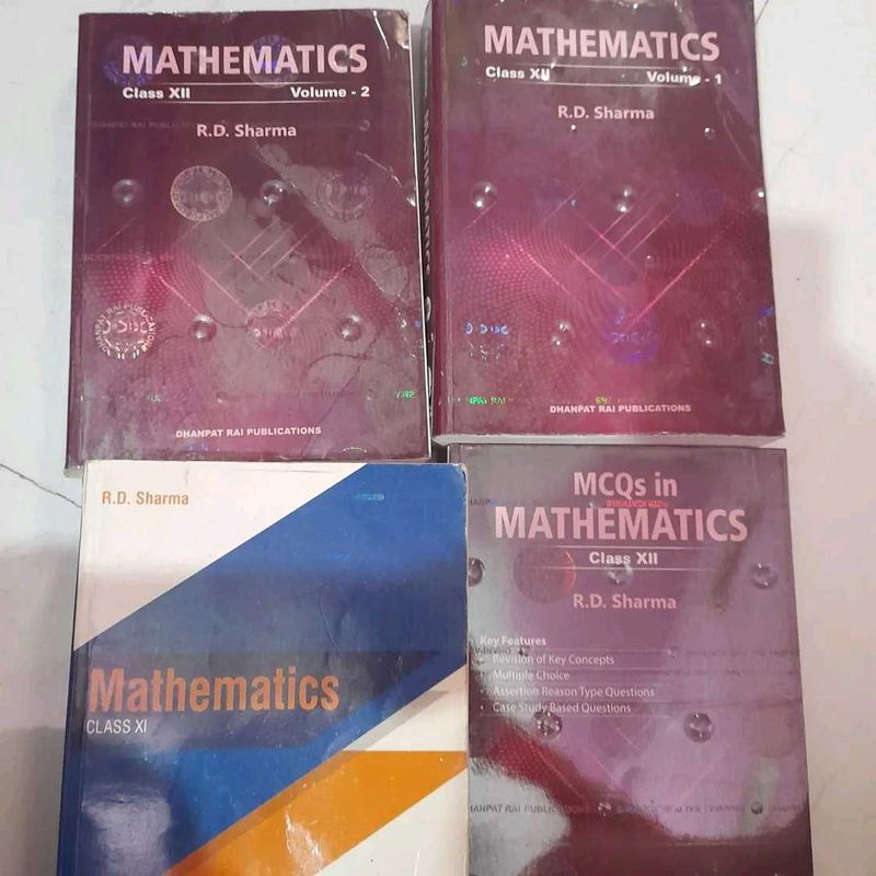 RD Sharma Class 11 &amp; 12 Book With mcqs