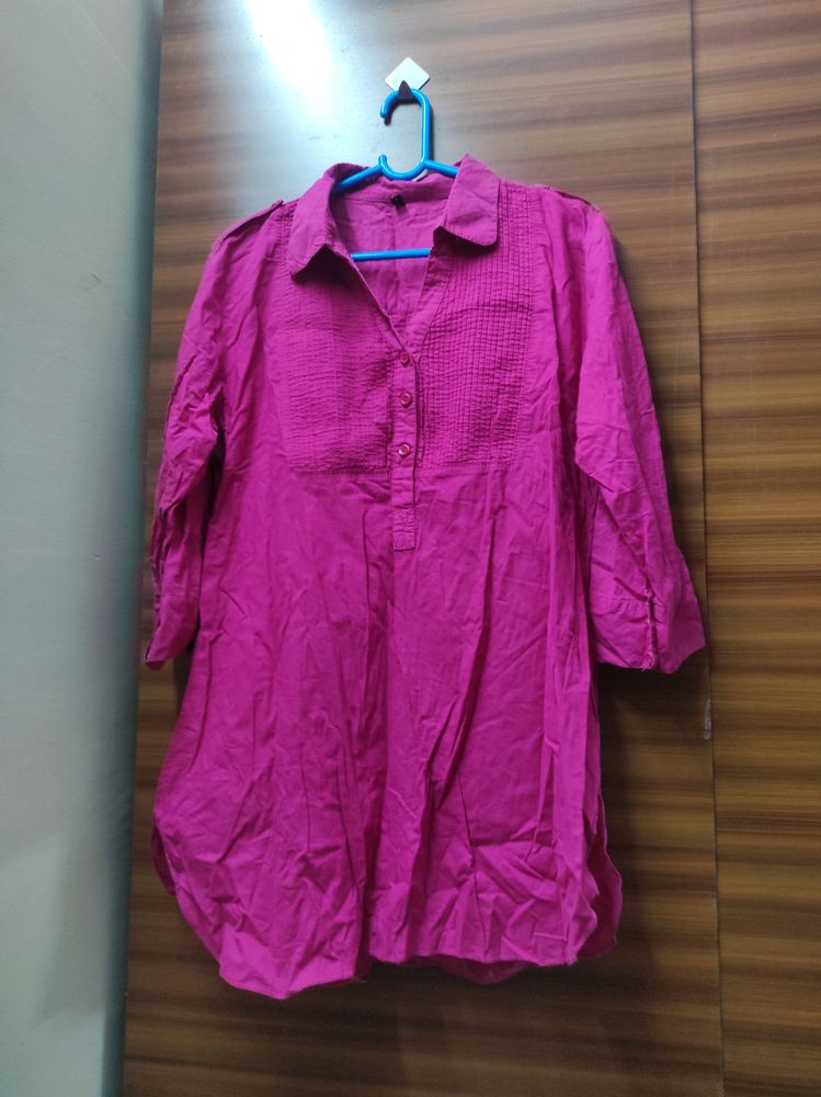 Pink Color Kurta
