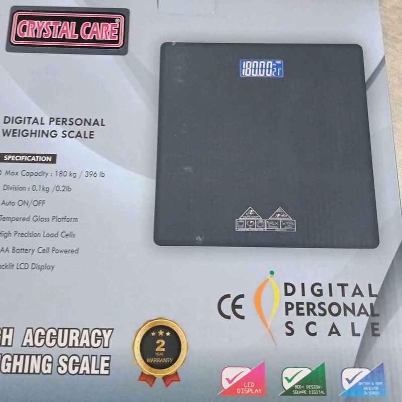 Crystal Care Digital Weighing Scale