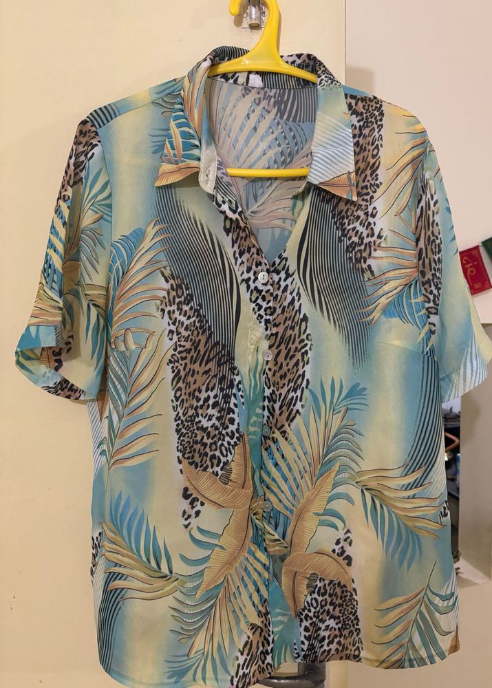 Tropical Print Shirt