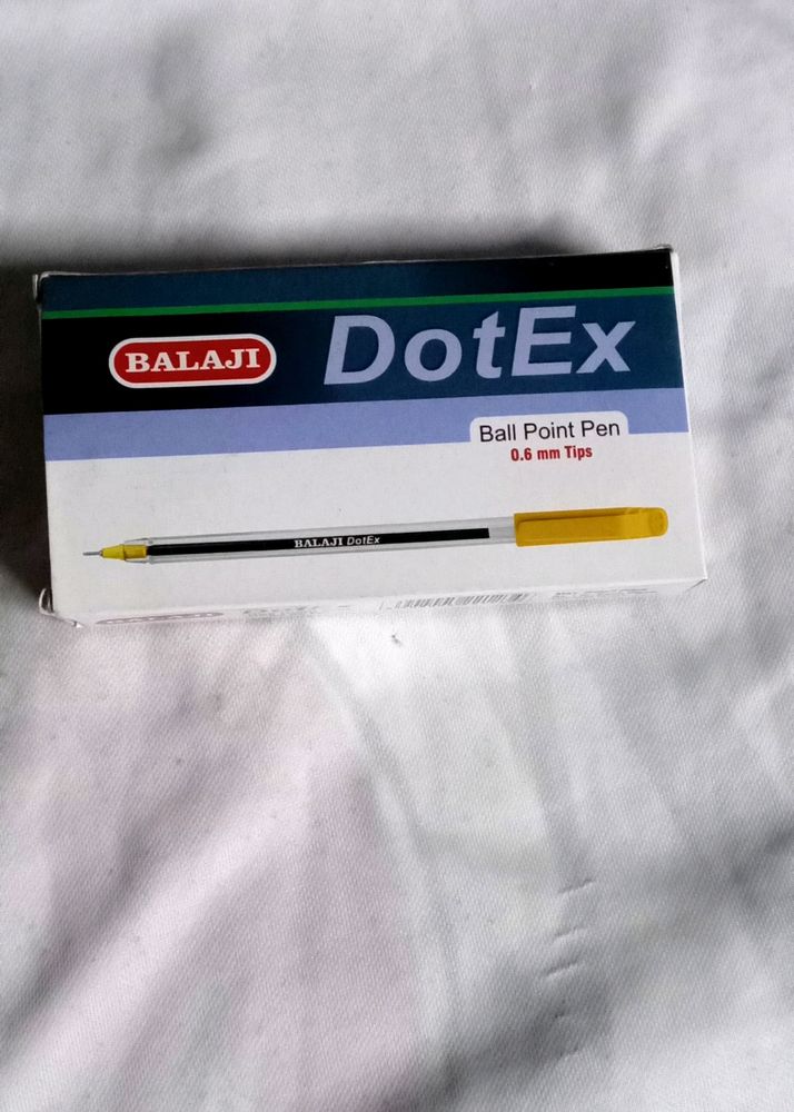 Balaji Dotex Ball Point Pens 🖊 (3 pkd)