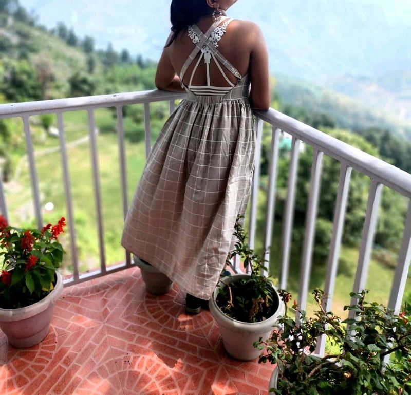 Off- White One Piece Dress - L Size