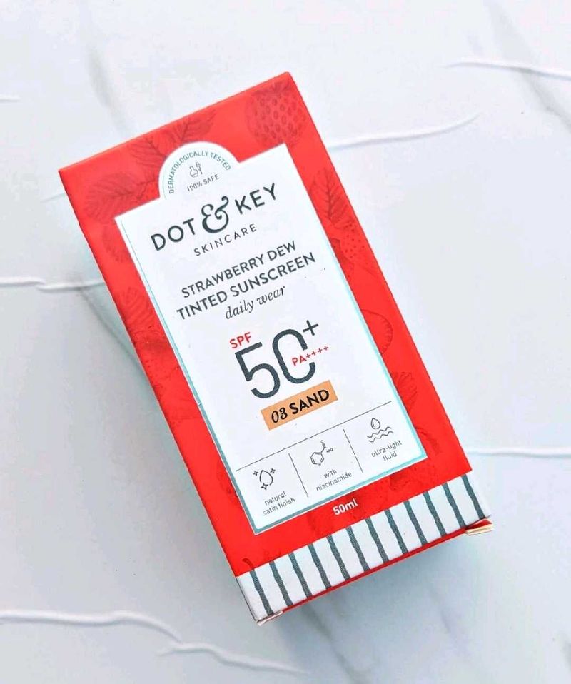 Dot &amp; Key tinted sunscreen + Dr. sheth ceramide